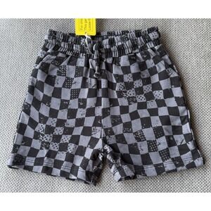 Strictly Wild Stealth Shorts 2T NWT Checkered Bamboo Toddler Shorts Rare